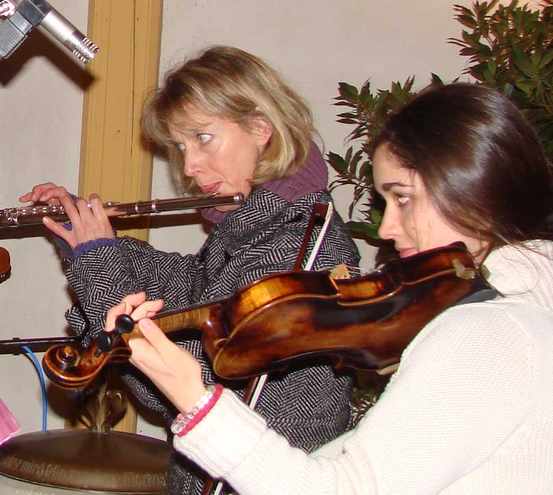 Violine und Querflöte